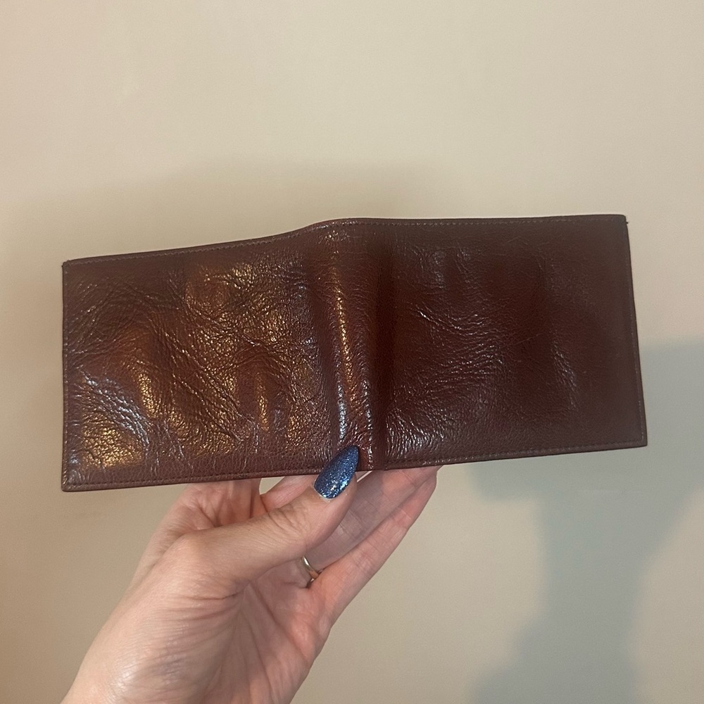NEW Buxton Dark Brown Leather wallet Card Holder - Picture 5 of 5